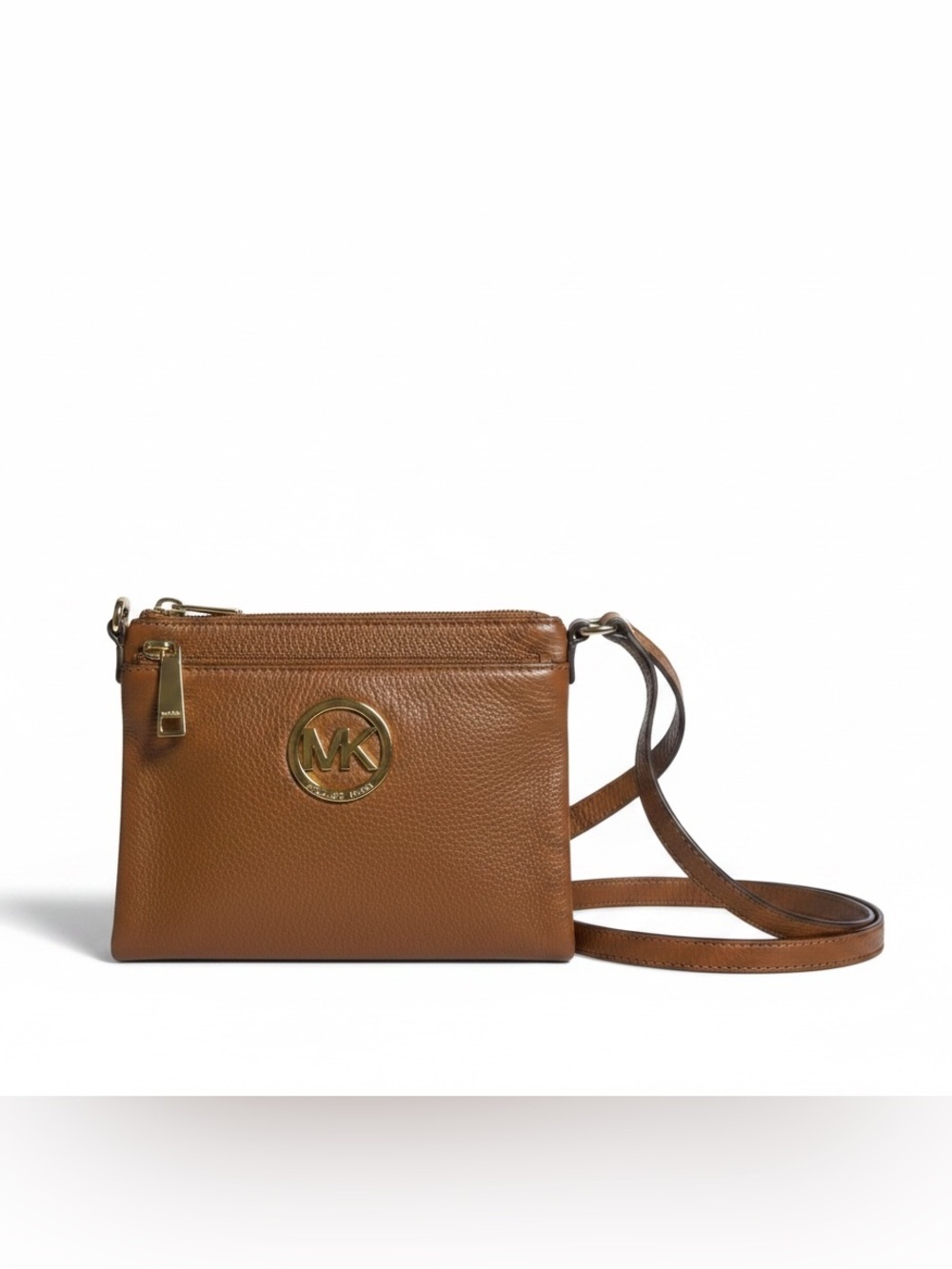Michael Kors Tan Leather Crossbody Bag